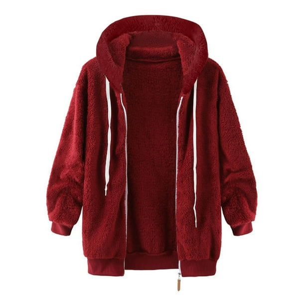 yievot Women s Zip Up Hoodie Winter Sweatshirt Fleece Sherpa Lined