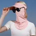 thumbnail image 2 of Máscara Protección Solar para Pesca Golf Al Aire Libre Velo Y Transpirable Verano para Mujer Facial Refrescante Hielo para La Mitad La Cara (XTJ128 Sakura Pink), 2 of 9