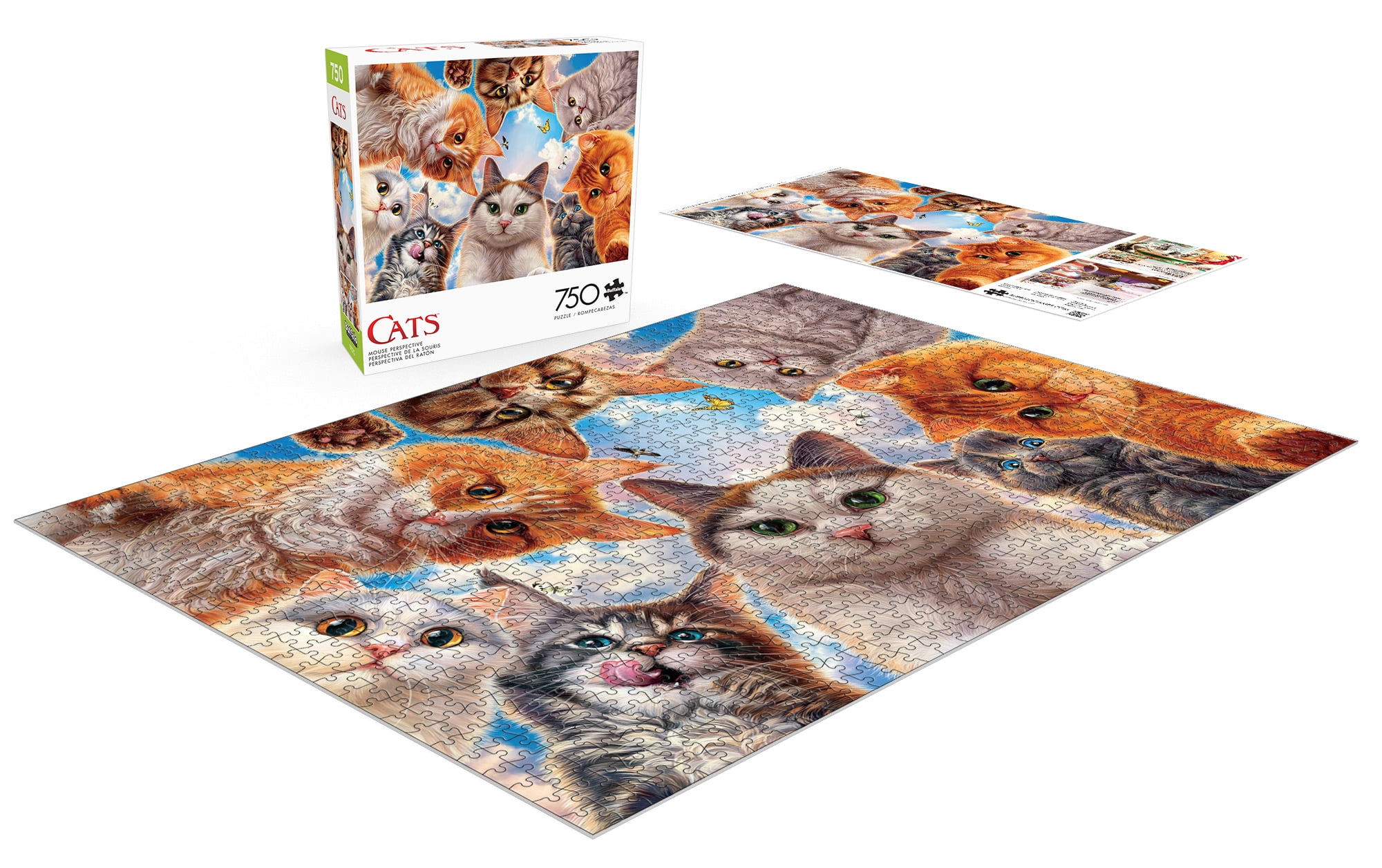 Buffalo Games Mouse Perspective 750-Piece 24 x 18-Inch Interlocking Jigsaw Puzzle for Adults Ages 14+