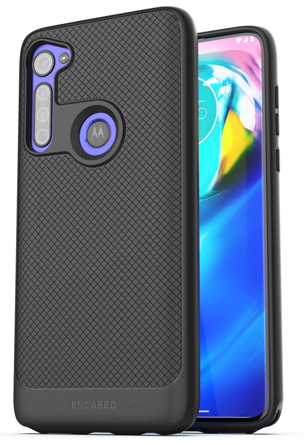 Encased Moto G Stylus Case (Thin Armor) Slim Fit Flexible Grip Phone