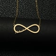 thumbnail image 5 of Vakki 18K Gold Plated Personalized Infinity Name Necklace Customized Any Name Infinity Pendant Nacklace, 5 of 5