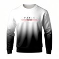 thumbnail image 5 of Afdoent Sweatshirts for Men Gradient Pullover Crewneck Long Sleeve Sweatshirt for Modern Streetwear Comfy, 5 of 5