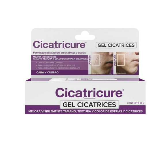 Gel Cicatricure cicatrices y estrías para cara y cuerpo 60 g