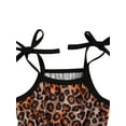 thumbnail image 4 of EYIIYE Combinaison Sans Manches à Imprimé Léopard pour Fille, Taille Élastique, 4 of 6