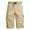 Khaki, variant on cllios Men's Cargo Shorts Summer Plus Size Work Shorts, Mid-waist Multi-pocket Five-Inch Pants Casual Big and Tall Sports Shorts Pants