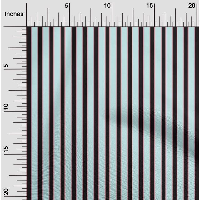 oneOone Georgette Viscose Fabric Shadow Stripe Decor Fabric Printed BTY 42 Inch Wide