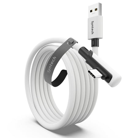 Syntech VR Link Cable 10 FT Compatible with Oculus/Meta Quest 3/Meta Quest 3S, Quest2/Pro/Pico 4/Ultra Accessories and PC/SteamVR, High Speed PC Data Transfer, USB 3.0 to USB C Cable for VR Headset
