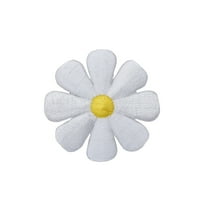 Large White Daisy - Flower - Iron on Applique/Embroidered Patch