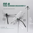thumbnail image 2 of 20 PCS 3D Dragonfly Clips for Bugs Repellent Outdoor, Artificial Dragonfly Hat Clips Garden Decor, Dragonfly Clips to Keep Bugs Away Black Set, 2 of 8
