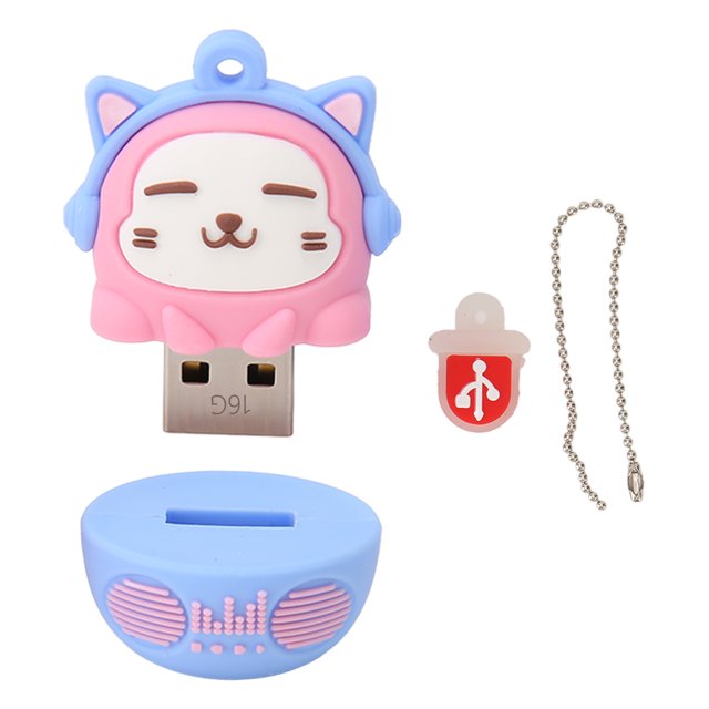 Unidad flash de dibujos animados, Unidad flash de dibujos animados Unidad flash USB linda de PVC Rendimiento de gama alta