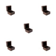 thumbnail image 2 of Qarigey Caja de joyería de , anillo de ceremonia, pendientes, Mini caja de almacenamiento colgante, portátil, de viaje, hogar, dormitorio, Type2 NO2, 2 of 6