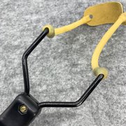 BESTSKY 2pcs Slingshots for Adults Yellow/Black, 8 Inch Slingshot