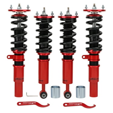 BFO Coilovers For Nissan Altima 2007-2013, For Nissan Maxima 2009-2014, Height Adjustable Coilovers Suspension Kit, Preset Damping Shock Absorber Struts, Lowering Kit Blue