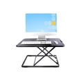 thumbnail image 1 of StarTech.com Standing Desk Converter for Laptop, Supports up to 8kg (17.6lb), Height Adjustable Laptop Riser w/ Slim Design, Table Top Sit Stand Desk Converter for Home Office - Rising Stand Up Desk Platform (LAPTOP-SIT-STAND) - Standing desk converter - rectangular with rounded sides - black - black base, 1 of 11