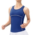 thumbnail image 1 of Women's Solid Color Yoga Vest Sports Quick Drying Vest, 1 of 4
