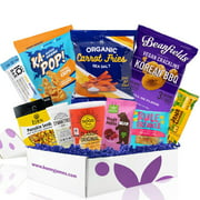 Bunny James Sampler Vegan Gift Box, College Snacks Food Gift Basket, 10 Count
