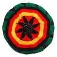 thumbnail image 2 of Multicolor Acrylic Jamaica Tam Hat Rasta Beanie A, 2 of 8