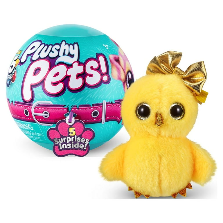 5 Surprise Plushy Pets Series 1 Mystery Collectible Toy by ZURU