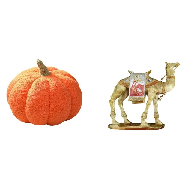 Almohadas de calabaza de Halloween,Almohadas de calabaza de Halloween Decoración del hogar Suave,Cojines de calabaza para Halloween,peluches,sofá,Figura de escritorio,Figura de