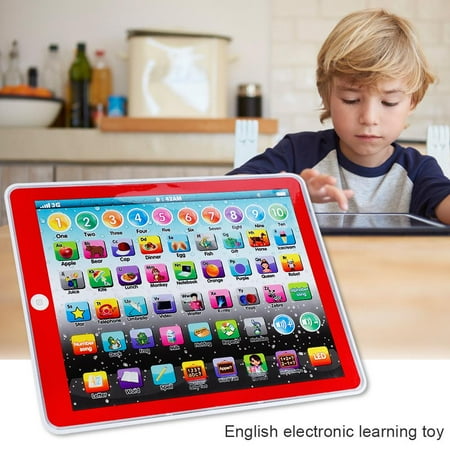 - WALFRONT Kids Children Tablet Pad Electronic Preschool English Learning Numbers Letters Teach Toy,Tablet Pad Toy, English Learning Pad Toy
