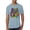 Denim, variant on Colorful Majestic Neon Atric Wolf | Dean Russo Art Animal Lover Mens Premium Tri Blend T-Shirt, Premium Heather, 2XL