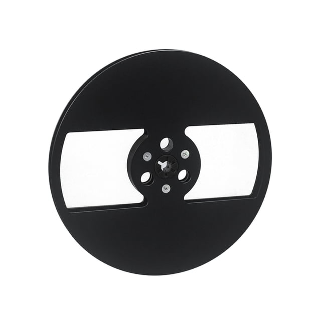 sweethay Reemplazo de carrete de cinta de aluminio de Audio de carrete abierto duradero de aleación de aluminio para reproductor de carrete Sistemas de cine en casa Negro