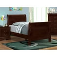 thumbnail image 2 of Louis Philippe Traditional Red Brown Sleigh Full B, 2 of 7