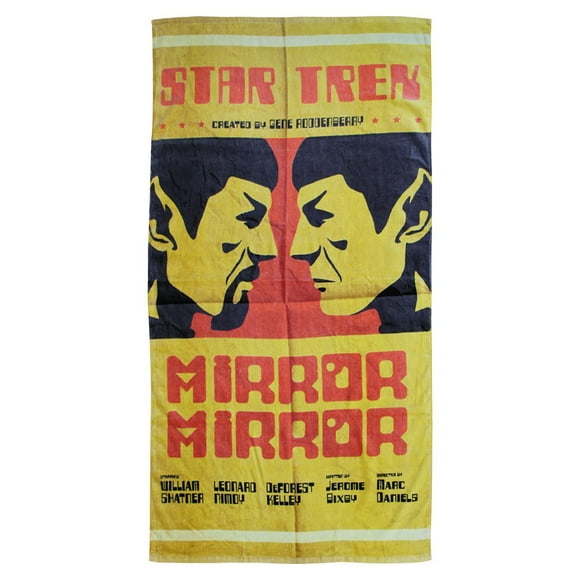 Toalla de playa Star Trek The Original Series Spock Mirror 60 x 30 cm