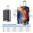 thumbnail image 4 of Fotbe Galactic Dog Swirls Art Funda Protectora para Equipaje, Antirrayones y Resistente a la Suciedad, Compatible con Maletas de 18 a 32 Pulgadas-Large, 4 of 7
