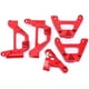 thumbnail image 2 of Soporte de amortiguador delantero y trasero de aleación de aluminio, apto para coche SCX10 III 1:10 RC, Rojo, 2 of 10