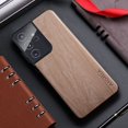 thumbnail image 1 of Bamboo Wood Pattern Leather Back Cover For Samsung Galaxy S21 S22 S20 Ultra Plus FE Phone Case, 1 of 5