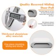 thumbnail image 1 of VONKY 2piece Exquisite Craft Sliding Door Handle Durable And Rustproof Classic Durability Invisible Handle Grey, 1 of 6