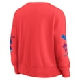 thumbnail image 3 of Women's Fanatics  Red Washington Capitals Oversized Vintage Go Team Pullover Sweatshirt, 3 of 3