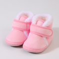 thumbnail image 3 of Ketyyh-chn99 Baby Boy Girl Winter Boots Kids Shoes Baby Boy Girl Soft Fleece Booties Stay On Slippers Socks Shoe Non Skid Toddler First Walkers Winter Ankle Crib Shoes Pink,4.5, 3 of 5