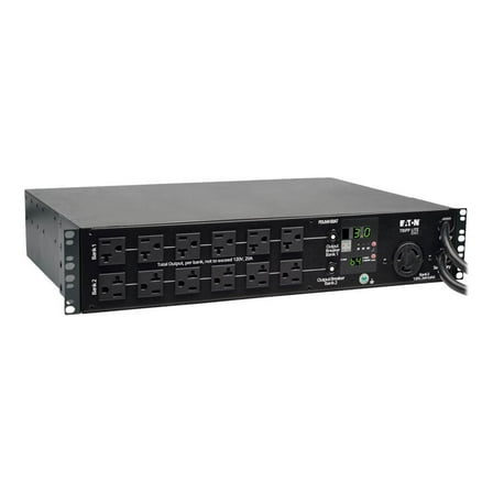 Tripp Lite 2U Rack-Mount 2.9kW Single-Phase ATS / Metered PDU w/ 24 Outlets