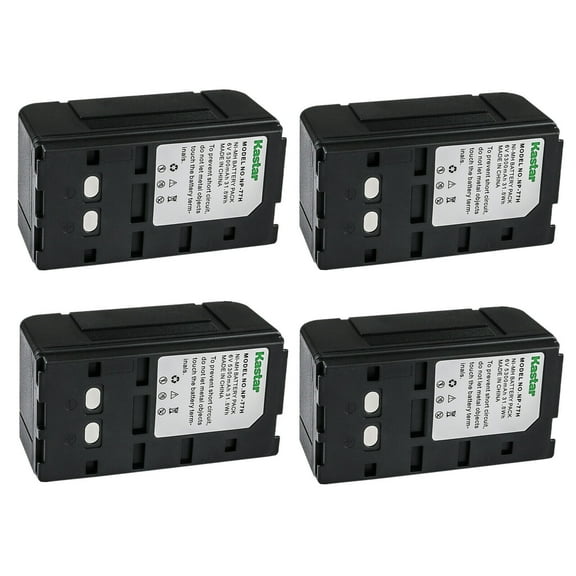 Kastar 4-Pack NP-77H 6.0V 5300mAh Ni-MH Battery Replacement for Sony CCD-VX Series CCD-VX1 CCD-VX3, Sony EVC SeriesEVC-X7 EVC-9100, Sony GV SeriesGV-5K GV-8 GV-9 GV-9E GV-U5
