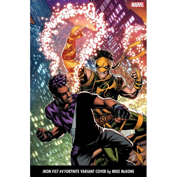Iron Fist #4 (of 5) Mckone Fortnite Var Marvel Prh Comic Book