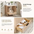 thumbnail image 6 of Shenzhen 30" Single Bath Vanity in Aged Natural Oak with Composite Stone Top, 6 of 12