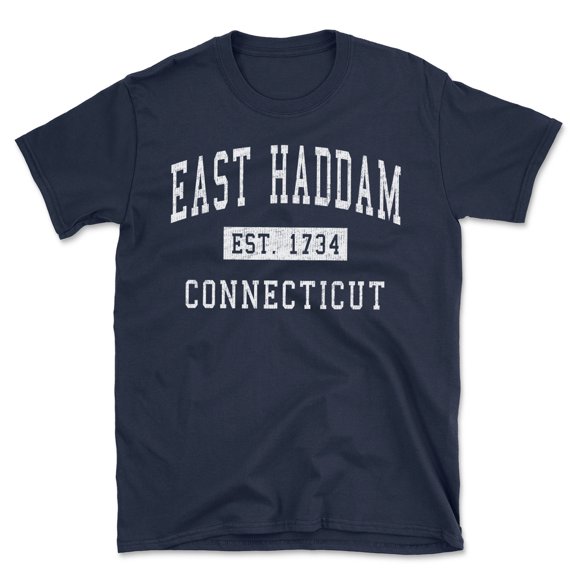 East Haddam Connecticut Classic Established Men's Cotton T-Shirt