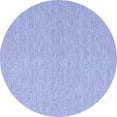 thumbnail image 1 of Ahgly Company Machine Washable Indoor Round Abstract Blue Contemporary Area Rugs, 8' Round, 1 of 4