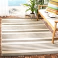 thumbnail image 1 of Safavieh Courtyard Collection CY6062 Stripe Indoor/ Outdoor Non-Shedding Stain Resistant Patio Backyard Area Rug, 8' x 10', Grey / Bone, 1 of 4