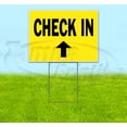 thumbnail image 1 of Check In Up (18" x 24") Yard Sign, Includes Metal Step Stake, 1 of 6