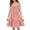 Pink, variant on Ruyang Girls Sleeveless Halter Dress Solid Backless Pleated Summer Dresses Elegant Cute Casual Smocked Dresses for Kids