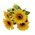 thumbnail image 1 of Flores artificiales secas Girasoles Cocinas de oficina en casa Girasol amarillo Sunnimix Flores decorativas artificiales, 1 of 8