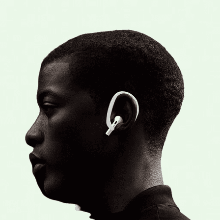 Sports Running Hooks for AirPods 1, 2, 3 Pro and Pro 2 - White