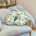thumbnail image 2 of GIFTPUZZ Sunflower Breastfeeding Pillowcase Stay Comfortable and Breathable, 18 x 22 Inch Pillowcase Covers, Polyester Pillowcase for Baby, 2 of 5