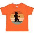 thumbnail image 3 of Inktastic Skateboard Bear Retro Sunset Boys or Girls Toddler T-Shirt, 3 of 5