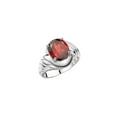 thumbnail image 3 of *RYLOS Bague Solitaire Classique en Grenat - Pierre de Naissance de Janvier*, 3 of 7