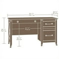 thumbnail image 4 of Kingfisher Lane Rustic Engineered Wood Desk in Washington Cherry, 4 of 4