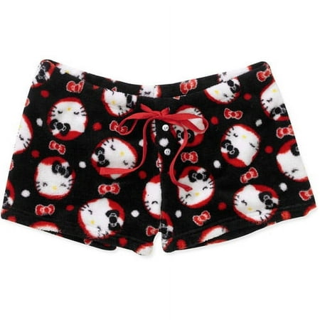 Hello Kitty - Juniors Plush Shorts